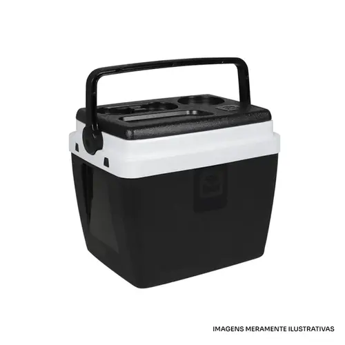 CAIXA TERMICA 12L PT/BRANCA 071355