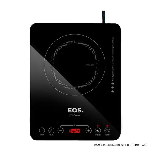 COOKTOP PORTATIL EOS PRETO 2000W BIVOLT
