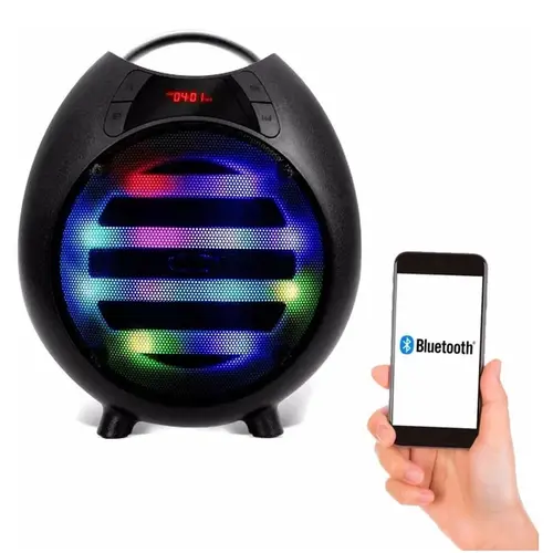 Caixa de Som Maxprint MaxFesta 100W RMS Bluetooth 5.0 Preta