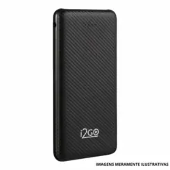 POWERBANK I2GO 10000MAH V CINZA 1573