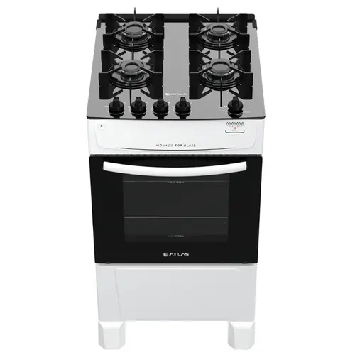 FOGAO ATLAS GAS 4Q MONACO TOP GLASS BCO