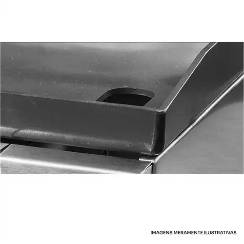 Chapeira a Gás Tron Pro Inox 40 x 60 cm