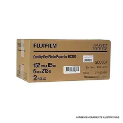 PAPEL FUJI DX/DL/DE 15,2X65 BRILHO