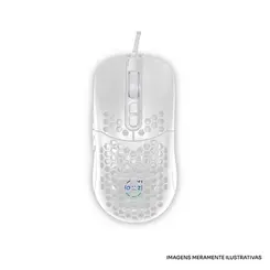 MOUSE GAMER DAZZ HORUS 12000DPI BRANCO