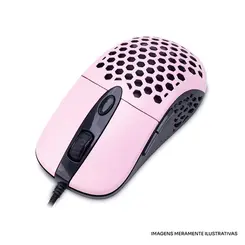 MOUSE GAMER DAZZ LIGHT 3200DPI ROSA 0081