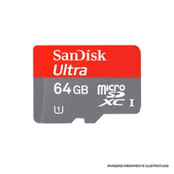 CART MEM SANDISK  ULTRA MIC SDSQUNR/64G