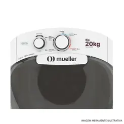 Lavadora Semiautomática Mueller Big 20,1 kg Branca 127V