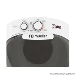 Lavadora Semiautomática Mueller Big 20,1 kg Branca 127V