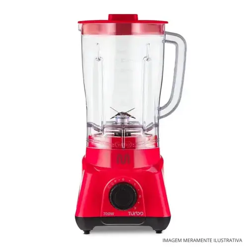 Liquidificador Multi Turbo LQ703 2,3L 700W 127V Vermelho