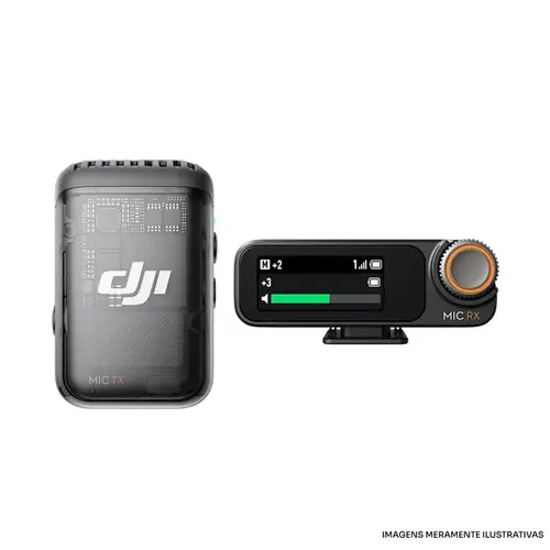MICROFONE DJI MIC 2 S/FIO C/RECEP DJI115