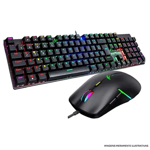 COMBO MAMBA TECLADO E MOUSE 20036