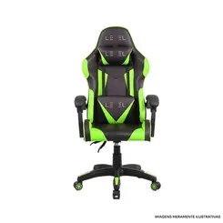 CADEIRA GAMER LEVEL LVC01DN GRN