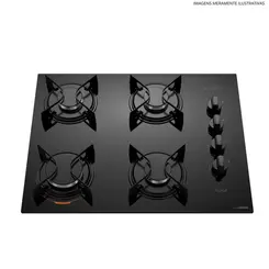 COOKTOP GAS ATLAS UTOP 4Q PRETO