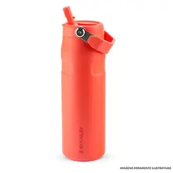 GARRAFA STAN AERO STRAW 710ML CORAL 5900