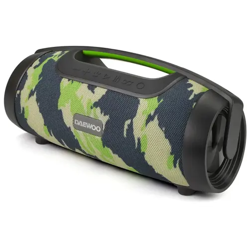 Caixa de Som Daewoo Power Boombox DW242CA 100W RMS Bluetooth Camuflada