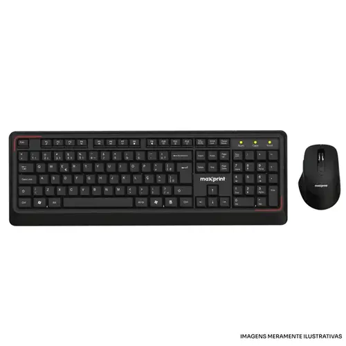 KIT TEC/MOUSE MAXPRINT S/FIO CW2000 PTO