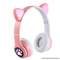 HEADPHONE BRIGHT BT KIDS CAT GIRL KHP003