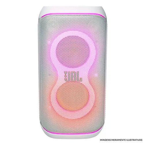 CAIXA DE SOM JBL PARTYBOX 120 BRANCO