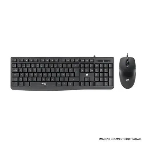 KIT MOUSE TECLADO GROW EAK040 USB