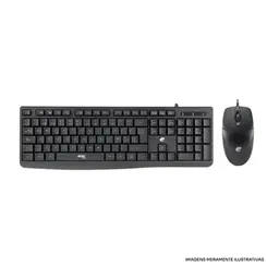 KIT MOUSE TECLADO GROW EAK040 USB