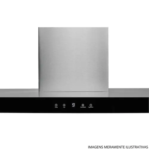 COIFA PARED FISCHER INF 90CM PRETO 22549