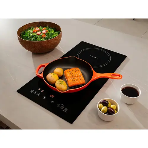 Cooktop Fischer 2 Zonas por Indução Mesa Vitrocerâmica Touch 3500W 220V Preto