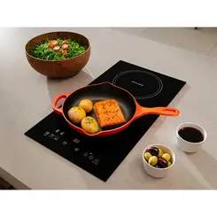 Cooktop Fischer 2 Zonas por Indução Mesa Vitrocerâmica Touch 3500W 220V Preto