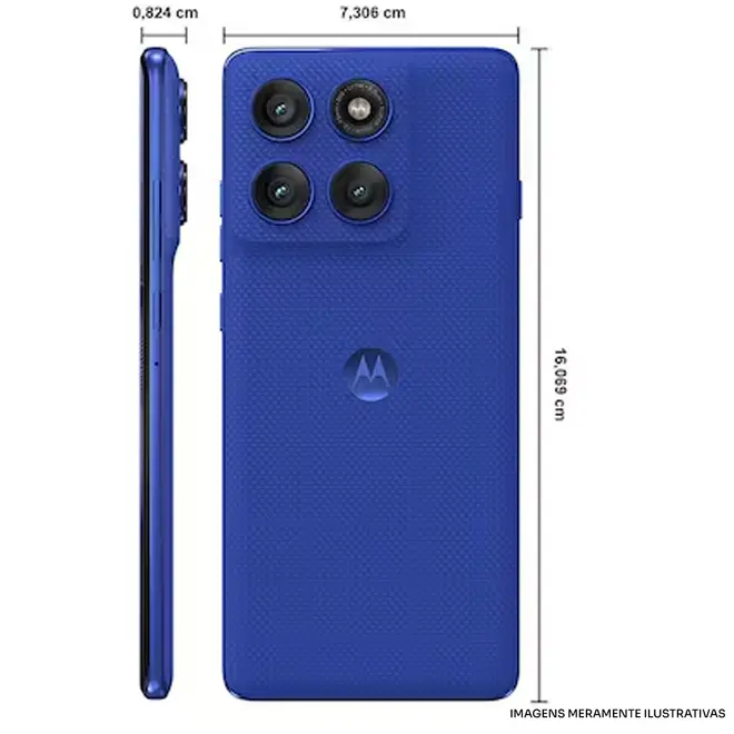 CEL MOTOROLA EDGE 60 PRO 5G 256GB AZUL - CEL MOTOROLA EDGE 60 PRO