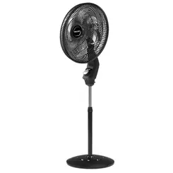 Ventilador de Coluna Mallory Éolo 40cm 6 Pás 126W 127V Preto/Grafite