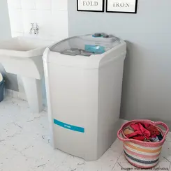 LAVADORA PRAXIS 22KG SEMI AUTO BCO 127V