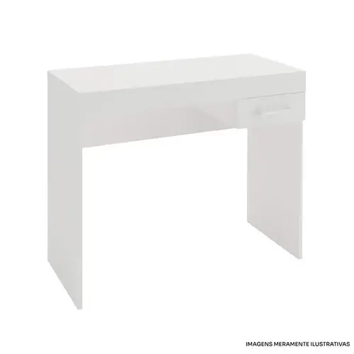 Escrivaninha Artely Cooler com 1 Gaveta Branca