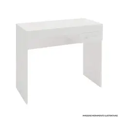 Escrivaninha Artely Cooler com 1 Gaveta Branca