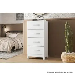 Cômoda Albatroz Mobi Biflex Branca