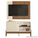 RACK MOBLER PAINEL WOOD CIN MEL/BCO 5141