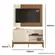Rack com Painel Mobler Wood Cinza Mel e Branco