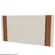Painel Extensível Mobler Real Branco e Amêndoa