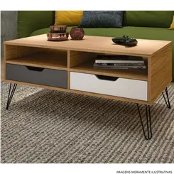 MESA CENTRO ARTELY ESTOLC CARV/GRFT/BCO