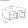 Mesa de Centro Artely Trama Cinamomo e Off White