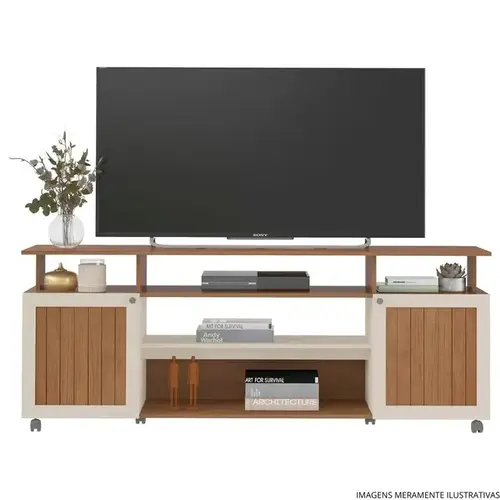 Rack Artely Ipanema Cinamomo e Off White