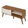 Rack Artely Lotus para TV até 60 Polegadas Cinamomo/Off White