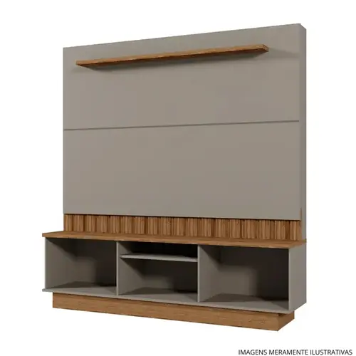 Home para TV Mobler Florianópolis Grigio