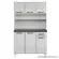 Kit Cozinha Telasul Esmeralda Triplo Branco 820223
