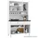 Kit Cozinha Telasul Esmeralda Triplo Branco 820210