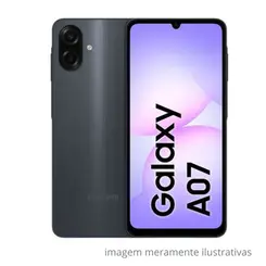 CEL SAMSUNG  A07 4G 128GB PRETO