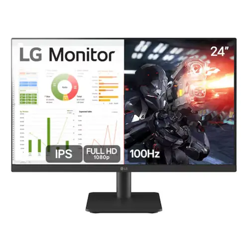 Monitor LG 24MS500-B 24" Full HD 100Hz Preto