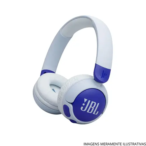 FONE DE OUVIDO JBL JUNIOR 320 S/FIO AZUL