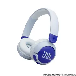 FONE DE OUVIDO JBL JUNIOR 320 S/FIO AZUL