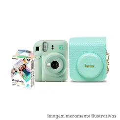 KIT CAMERA FUJI INSTAX MINI 12 VERDE