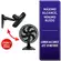 Ventilador 2 em 1 Arno X-Treme 6 VE60 40 cm 140W 127V Preto