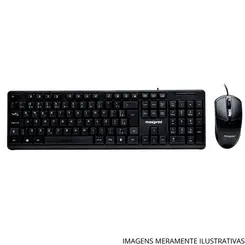 KIT TEC/MOUSE MAXPRINT C/FIO CF1001 PTO